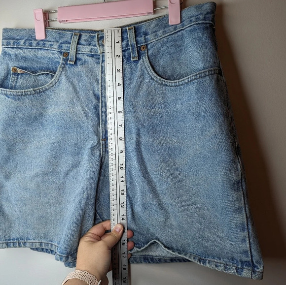 Vintage 90s Bluenotes Denim  Jean Shorts Women Junior Size 13 - Picture 6 of 8